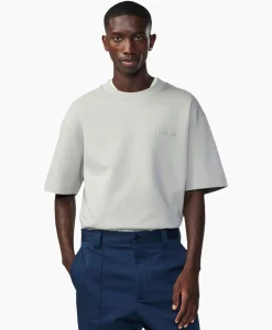 Nn07 T-Shirt Nat Logo Tee Beige