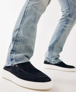 Nubikk Loafer Jiro Mio Donker Blauw