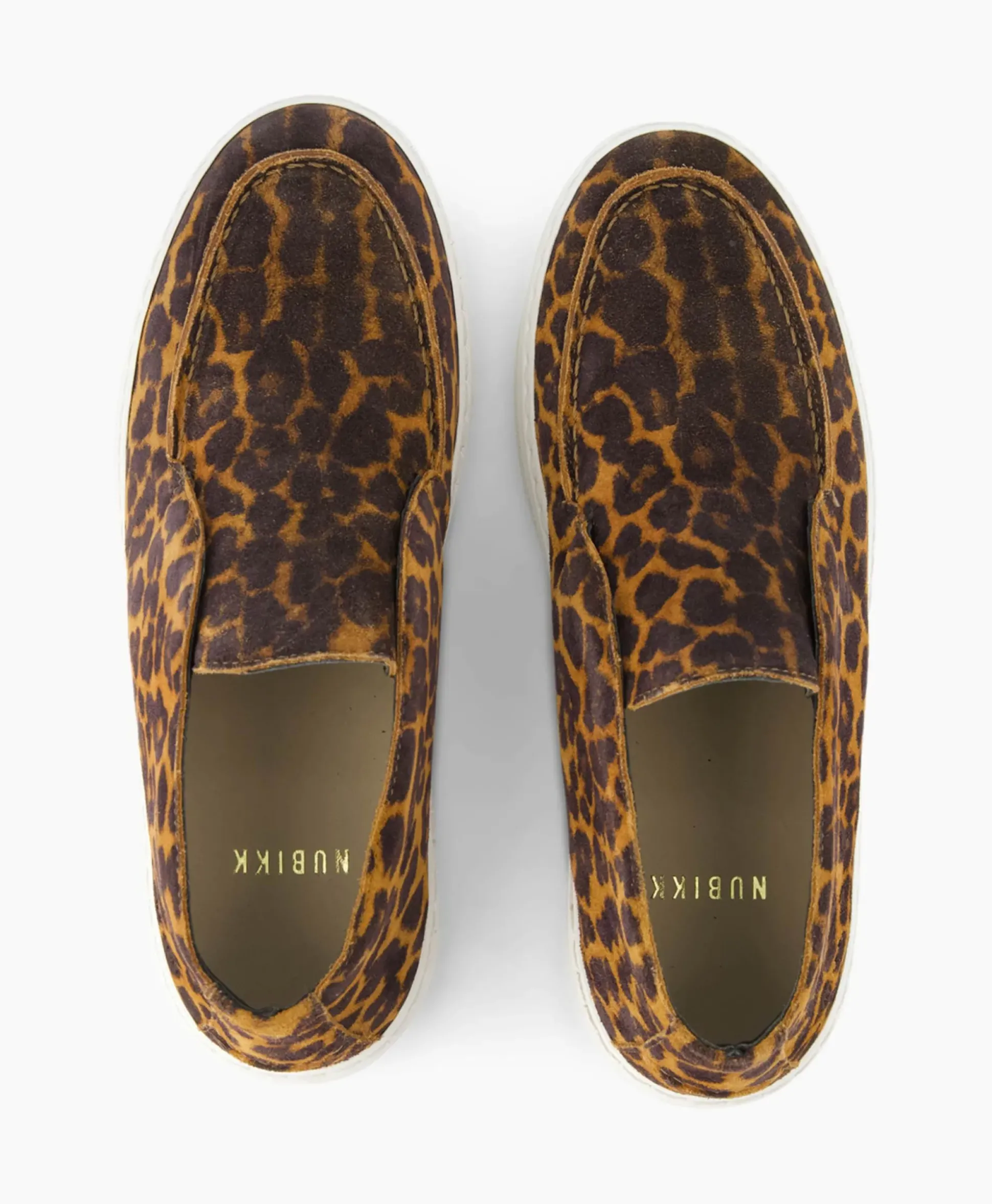 Nubikk Loafer Jiro Sua Bruin Dessin