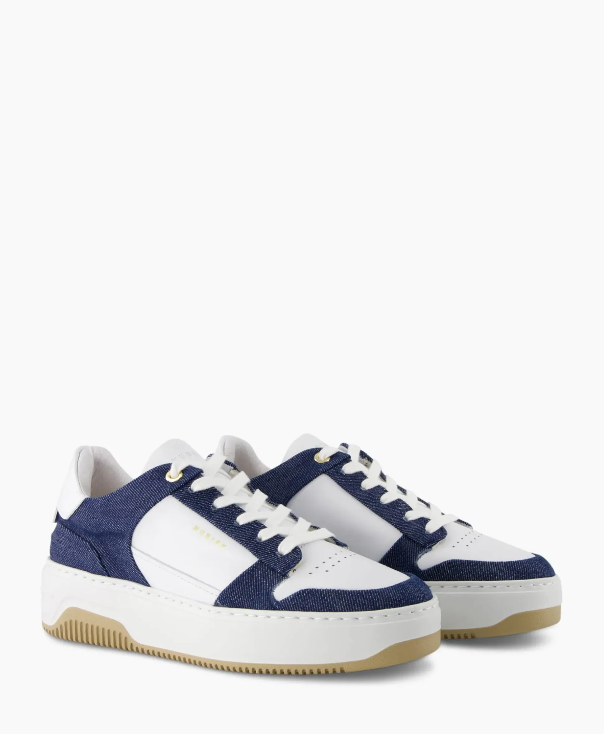 Nubikk Sneaker Basket Court Wit