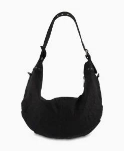 Nunoo Bags Crossbody Tas Dagmar Rivet Washed Black Zwart