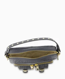 Nunoo Bags Schouder / Hand Tas Helena Buckle New Zealand Grijs