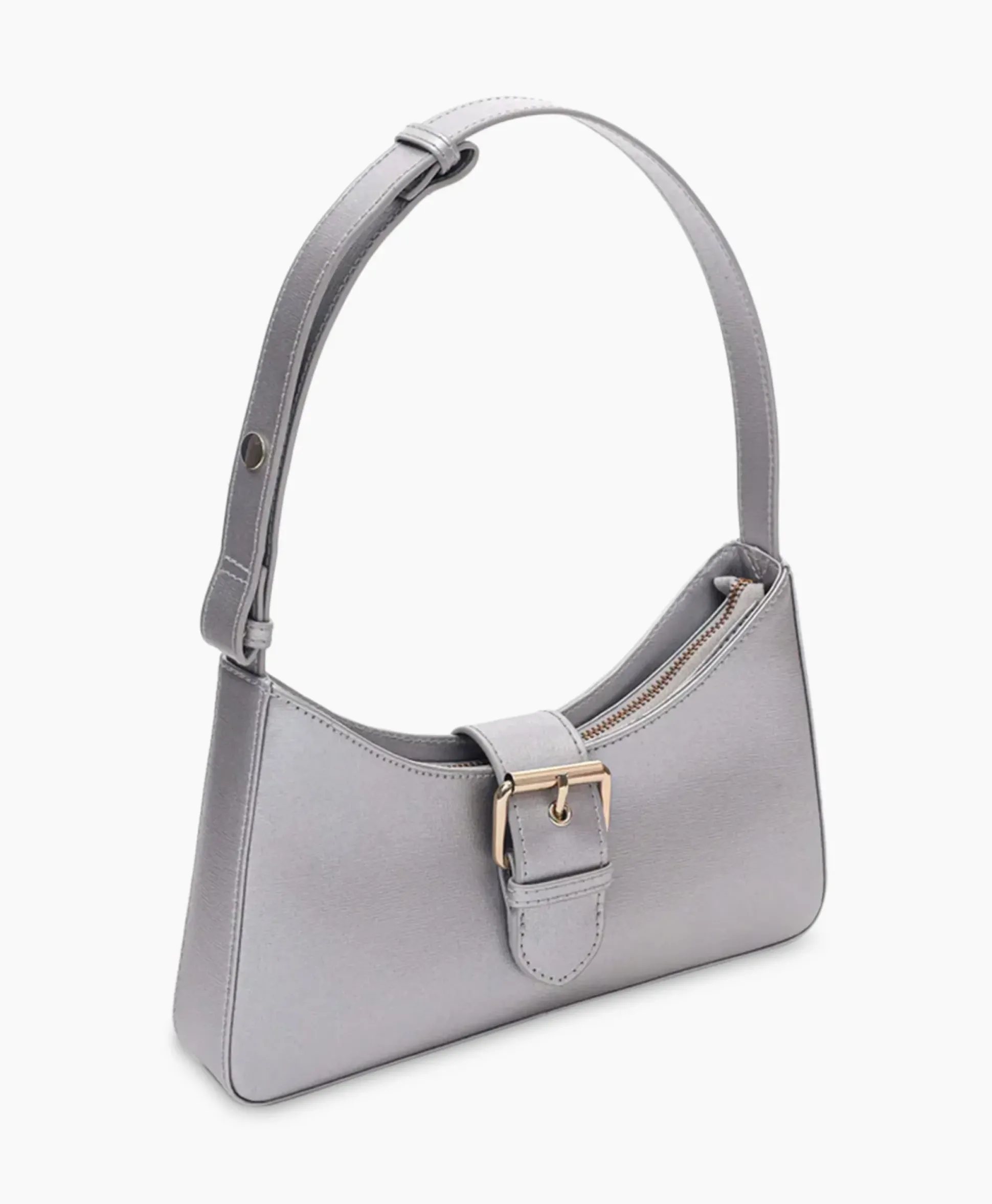 Nunoo Bags Schouder / Hand Tas Apollo Florence Silver W. Gold Zilver