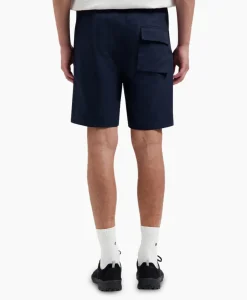 Olaf Hussein Korte Broek Utility Donker Blauw