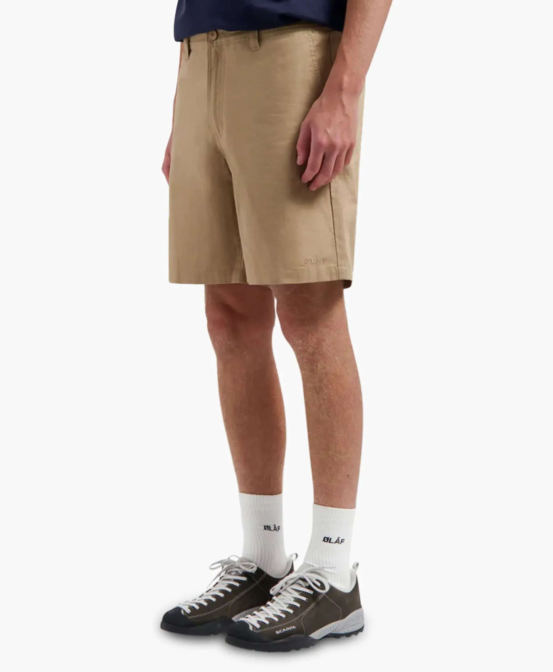 Olaf Hussein Korte Broek Utility Khaki