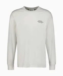 Olaf Hussein Longsleeve Waves Of Togetherness Off White