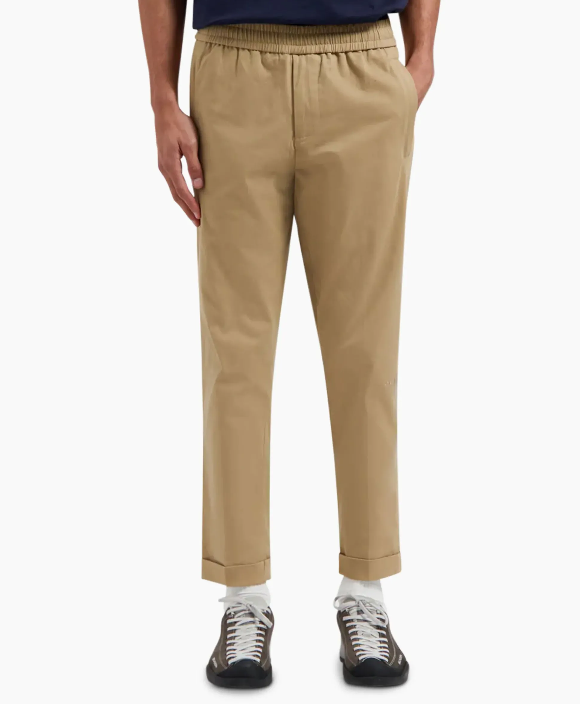 Olaf Hussein Pantalon Slim Cotton Khaki