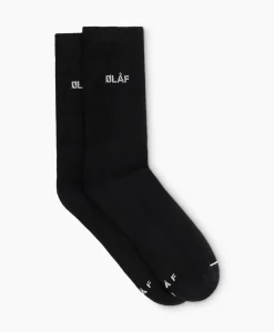 Olaf Hussein Sokken Mini Logo Zwart