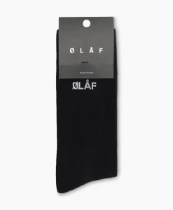 Olaf Hussein Sokken Mini Logo Zwart