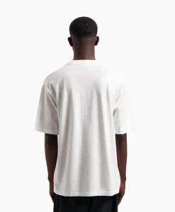 Olaf Hussein T-Shirt Blur Logo Wit