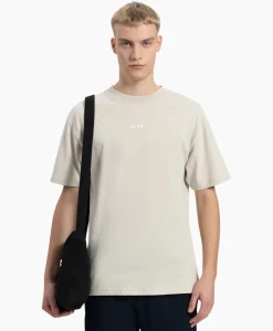 Olaf Hussein T-Shirt Korte Mouw Block Beige