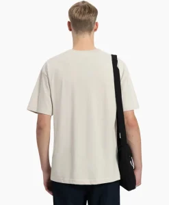 Olaf Hussein T-Shirt Korte Mouw Block Beige