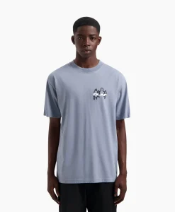 Olaf Hussein T-Shirt Transit Tee Blauw