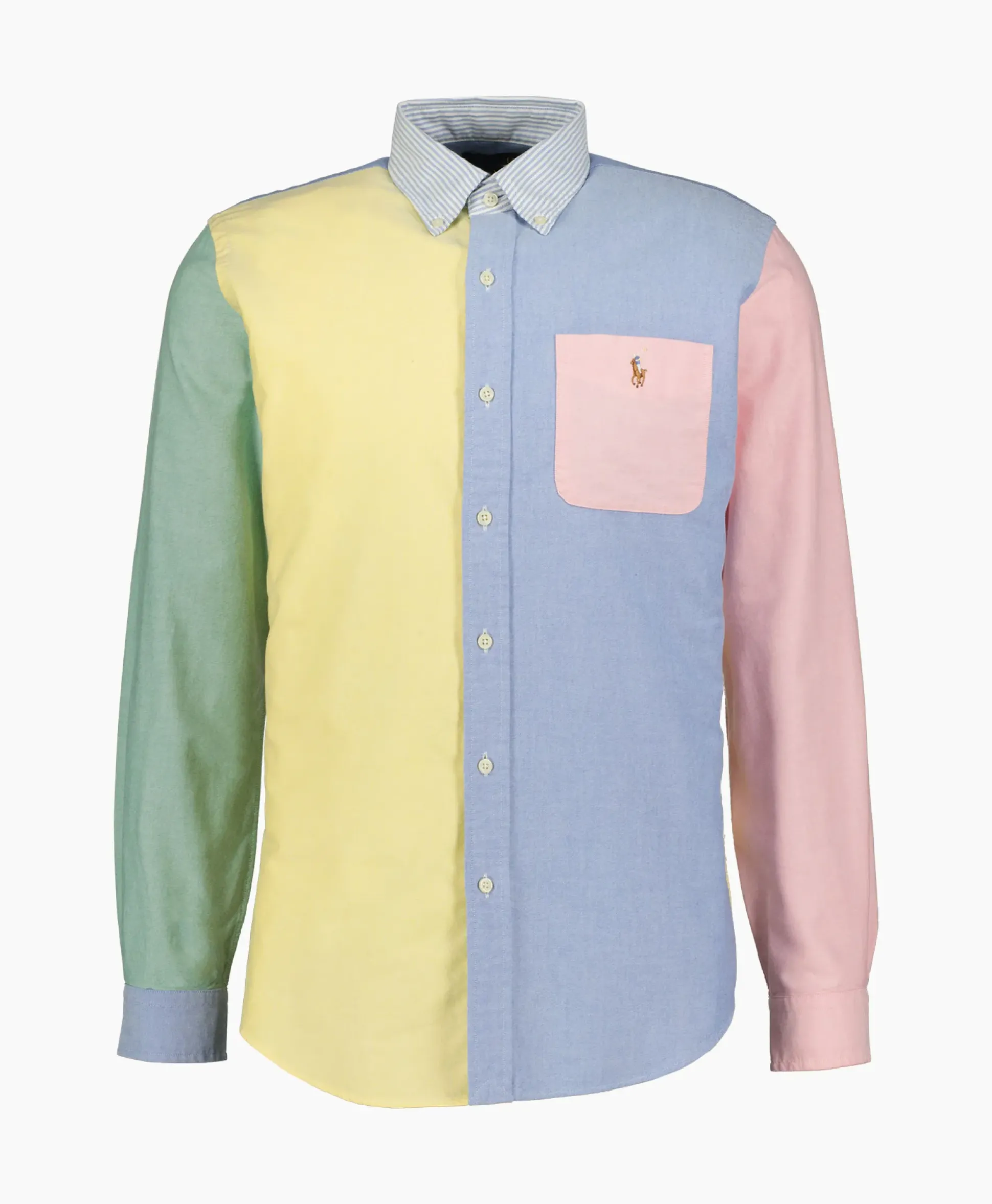 Ralph Lauren Overhemd Classic Oxford Fun Wit Dessin