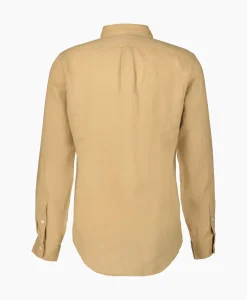 Ralph Lauren Overhemd Linen Camel