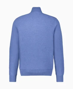 Ralph Lauren Pullover Quarterzip Cotton Blauw