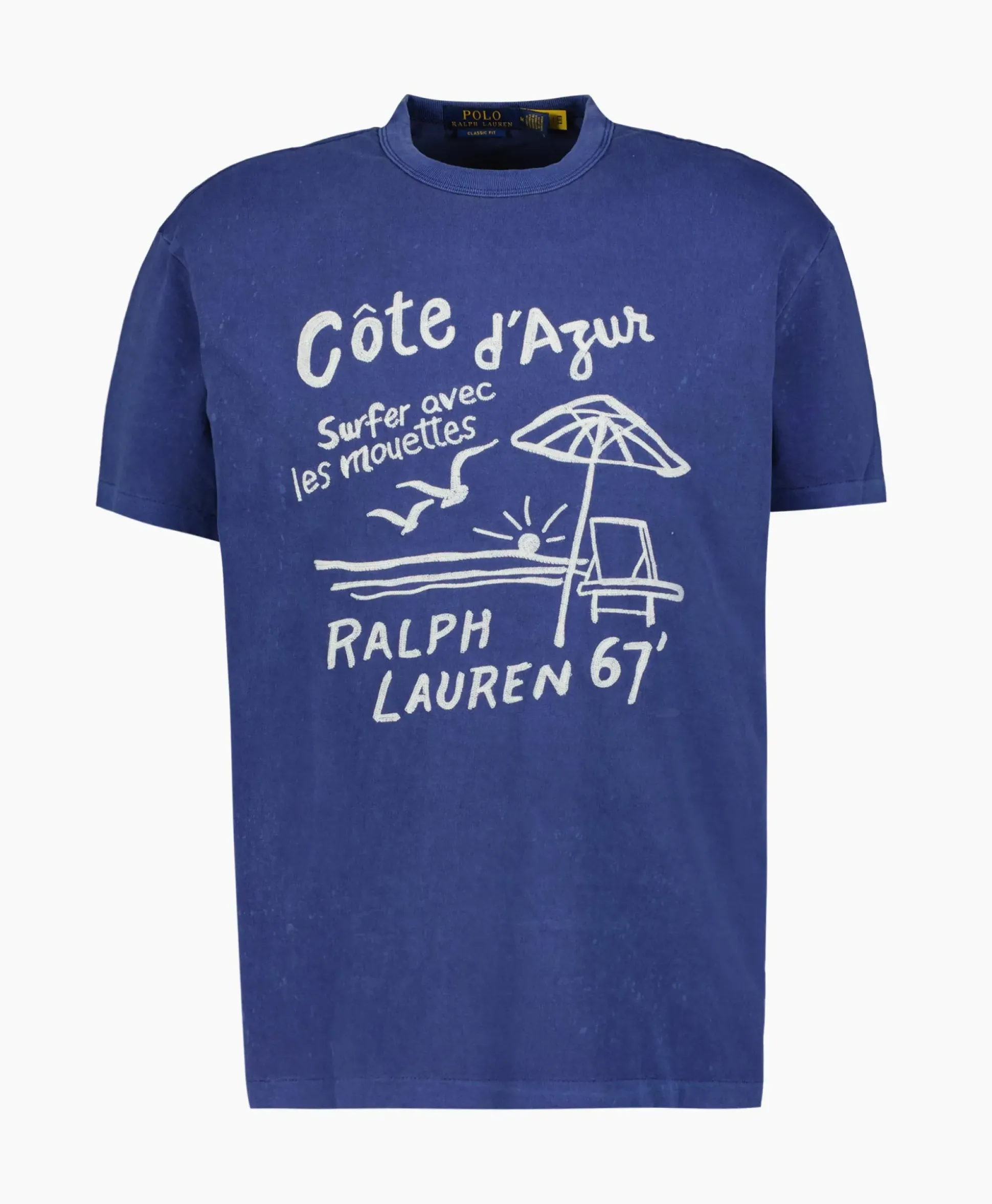 Ralph Lauren T-Shirt Korte Mouw Short Sleeve Cote D'Azur Petrol