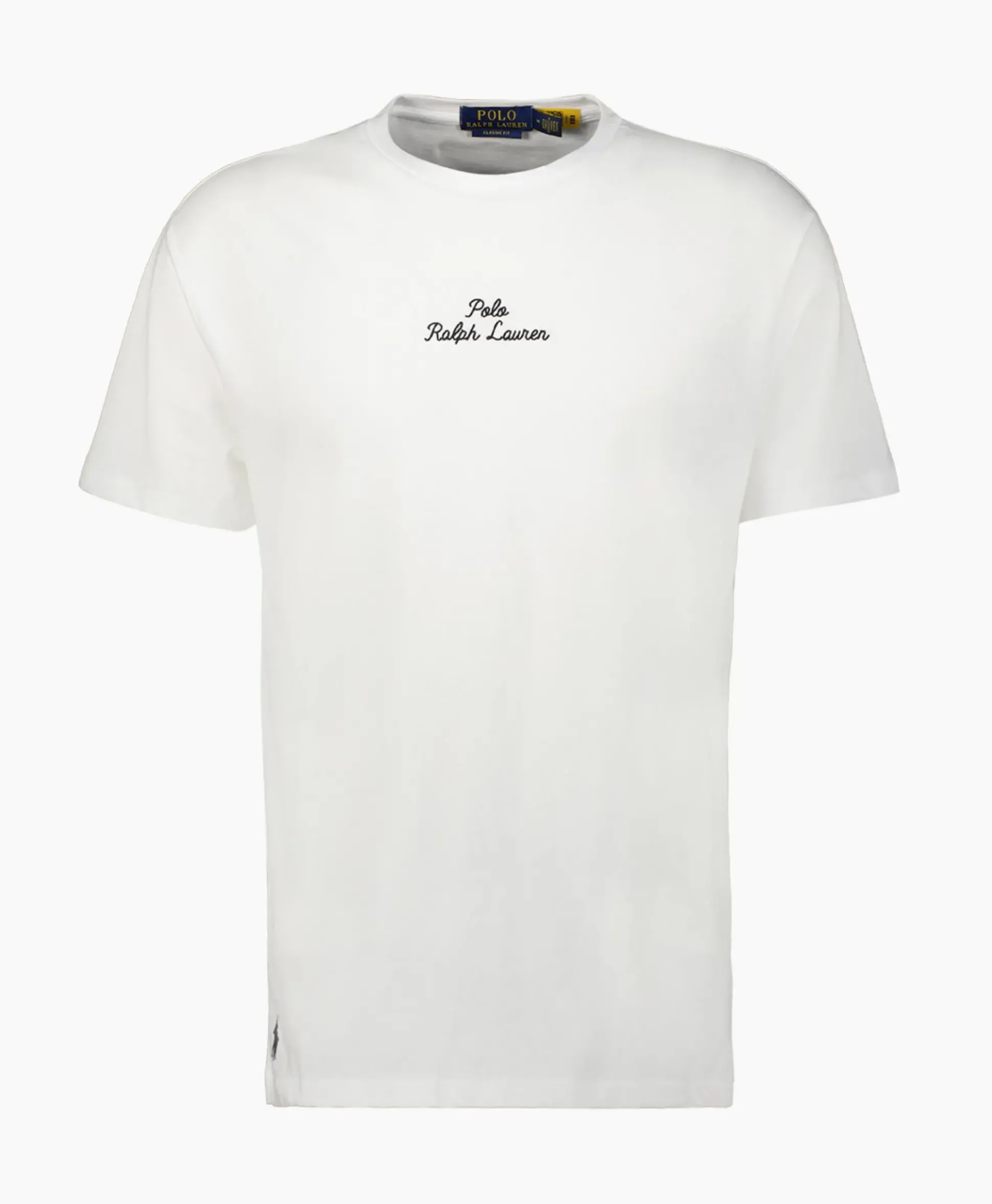 Ralph Lauren T-Shirt Korte Mouw Jersey Mid Logo Wit