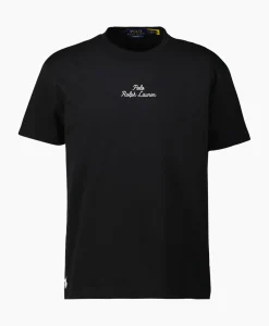 Ralph Lauren T-Shirt Korte Mouw Jersey Mid Logo Zwart