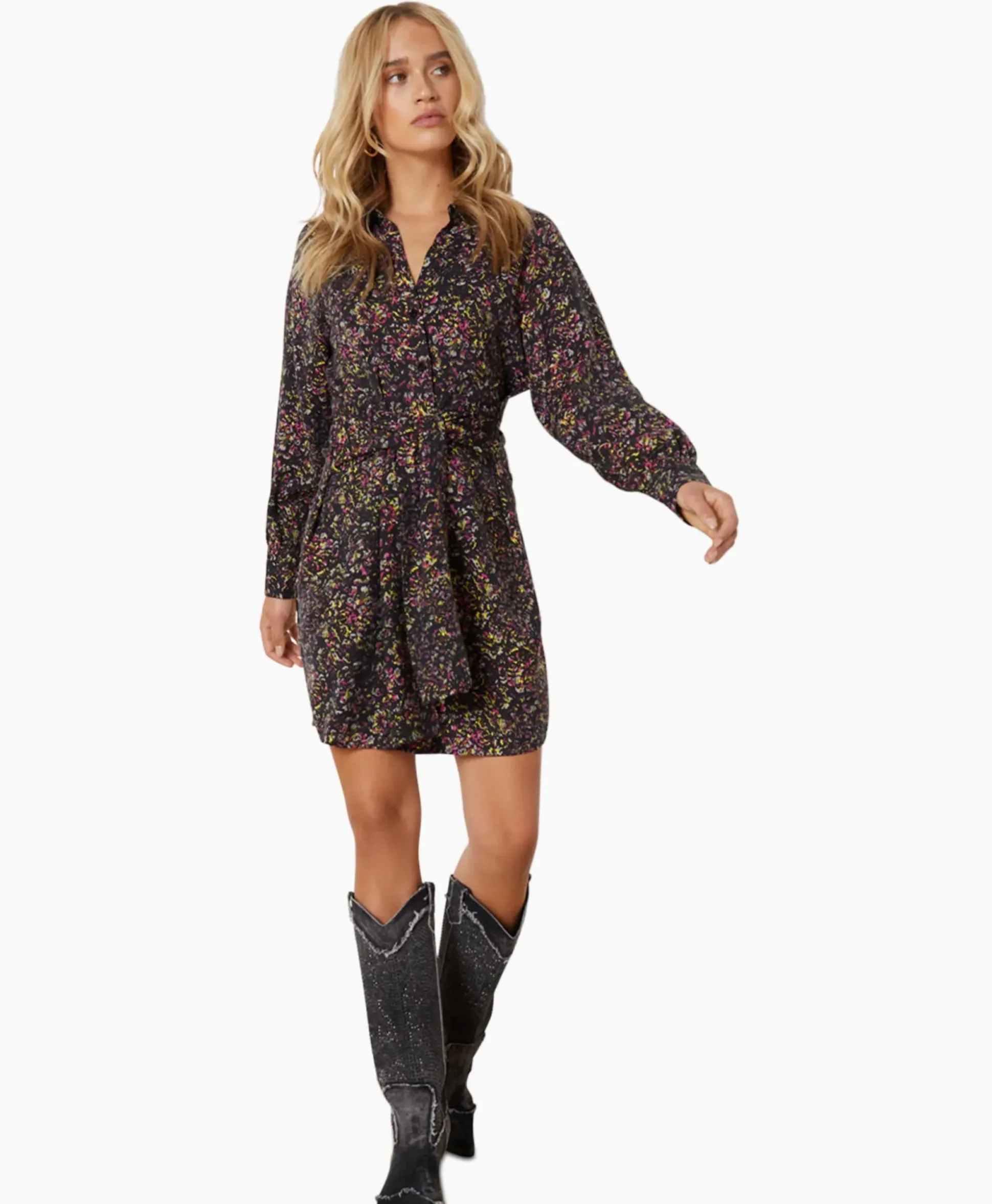 Refined Department Mini Jurk Marta Grijs