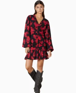 Refined Department Mini Jurk Sisi Rood