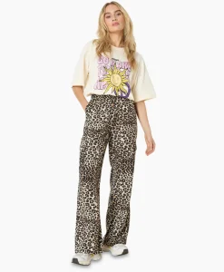 Refined Department T-Shirt Korte Mouw Bruna Off White