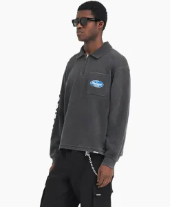 Represent Pullover Classic Part Quarter Zip Zwart