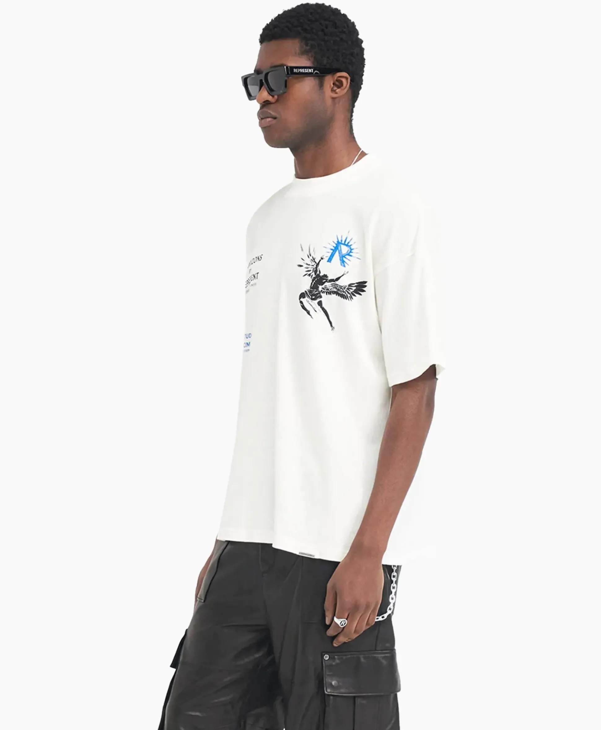 Represent Top & T-Shirt Icarus Off White