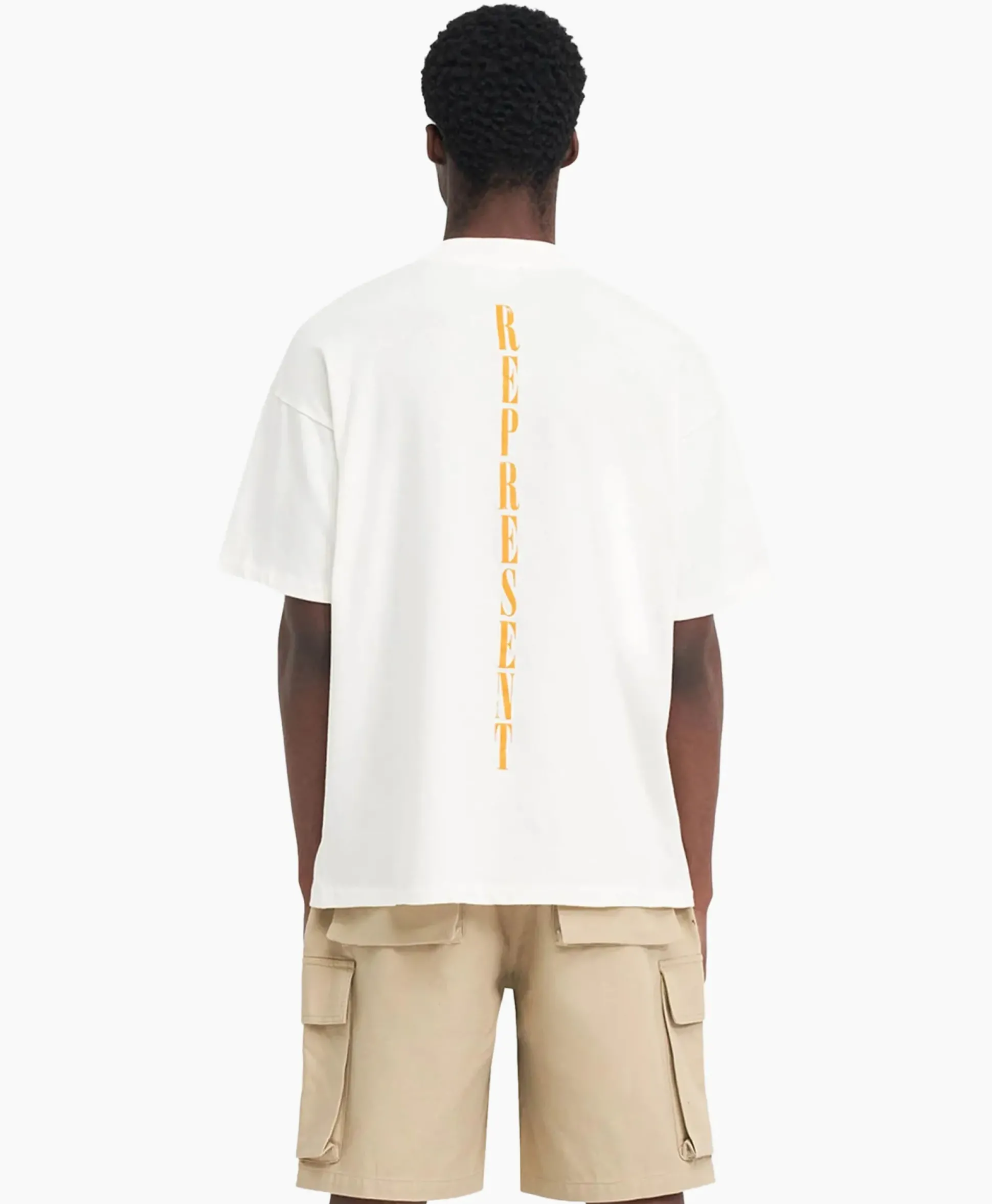 Represent T-Shirt Korte Mouw Rebornoff White