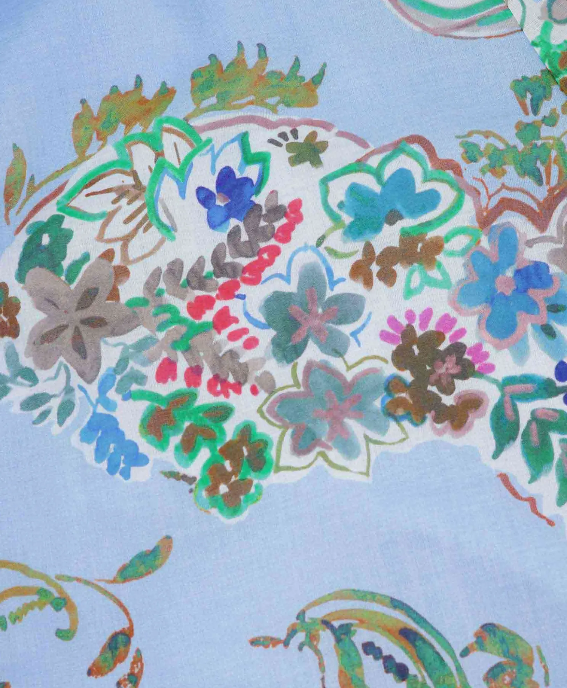 Riani Jurk 346690-4129 Blauw Dessin