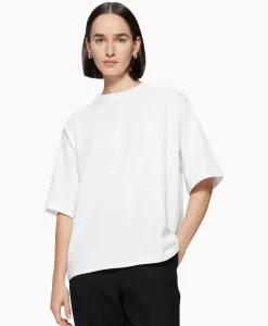 Rohe T-Shirt Korte Mouw Classic Wit