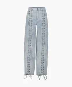 Rotate Jeans Denim Laced Legj Blauw