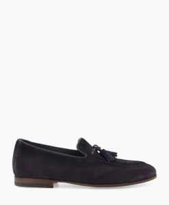 Santoni Loafer Doodling-Rvr Donker Blauw