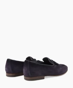 Santoni Loafer Doodling-Rvr Donker Blauw