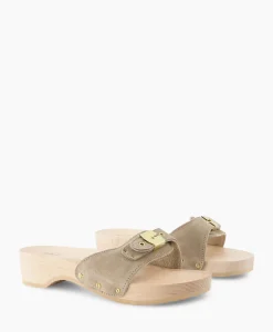 Scholl Iconic Scholl Iconic Sandaal Pescura Heel Beige