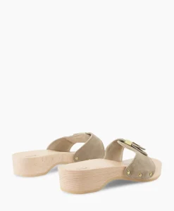 Scholl Iconic Scholl Iconic Sandaal Pescura Heel Beige