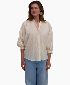 Sea Me Happy Blouse Balloon Beige