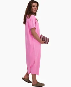 Sea Me Happy Maxi Jurk Gigi Pink