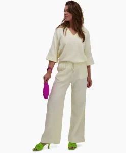 Sea Me Happy Pantalon Riley Bamboo Licht Geel