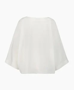 Sea Me Happy Top Moorea Linen Off White