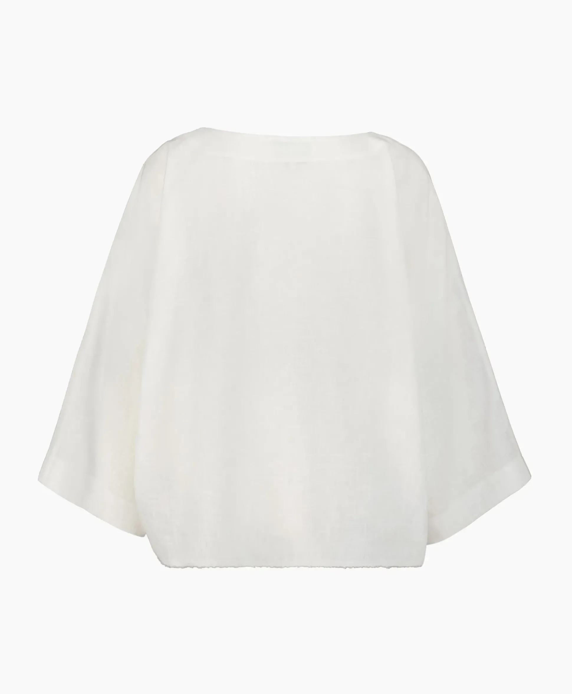 Sea Me Happy Top Moorea Linen Off White