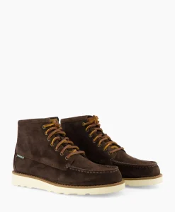 Sebago Veterboot Tala High Oiled Suede Donker Bruin