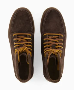 Sebago Veterboot Tala High Oiled Suede Donker Bruin