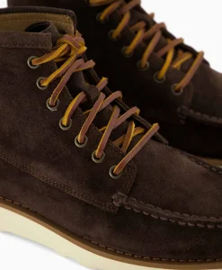 Sebago Veterboot Tala High Oiled Suede Donker Bruin