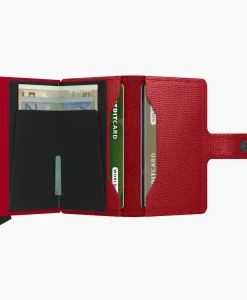Secrid Portemonnee Miniwallet Crisple Rood