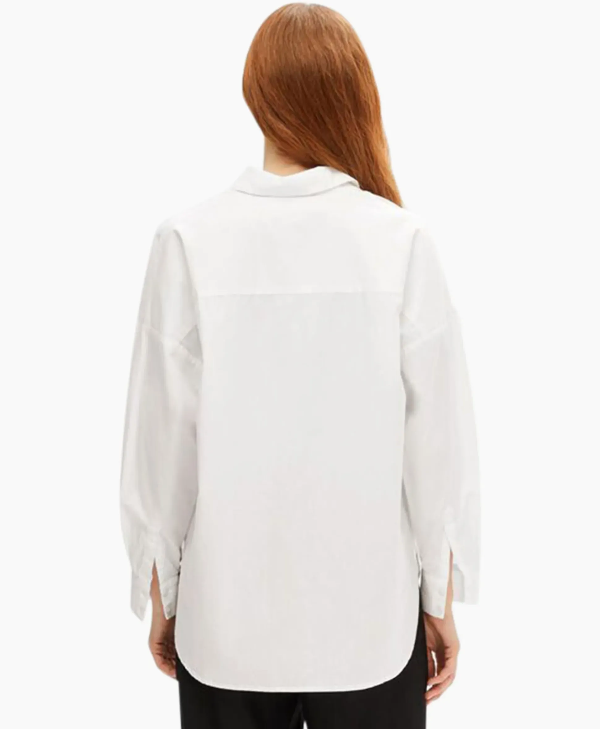 Selected Femme Blouse Dina-Sanni Ls Shirt Noos Wit