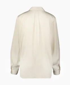 Selected Femme Blouse Talia-Franziska Ls Shirt B Off White