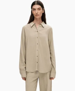 Selected Femme Blouse Viva Ls Shirt Noos Licht Grijs