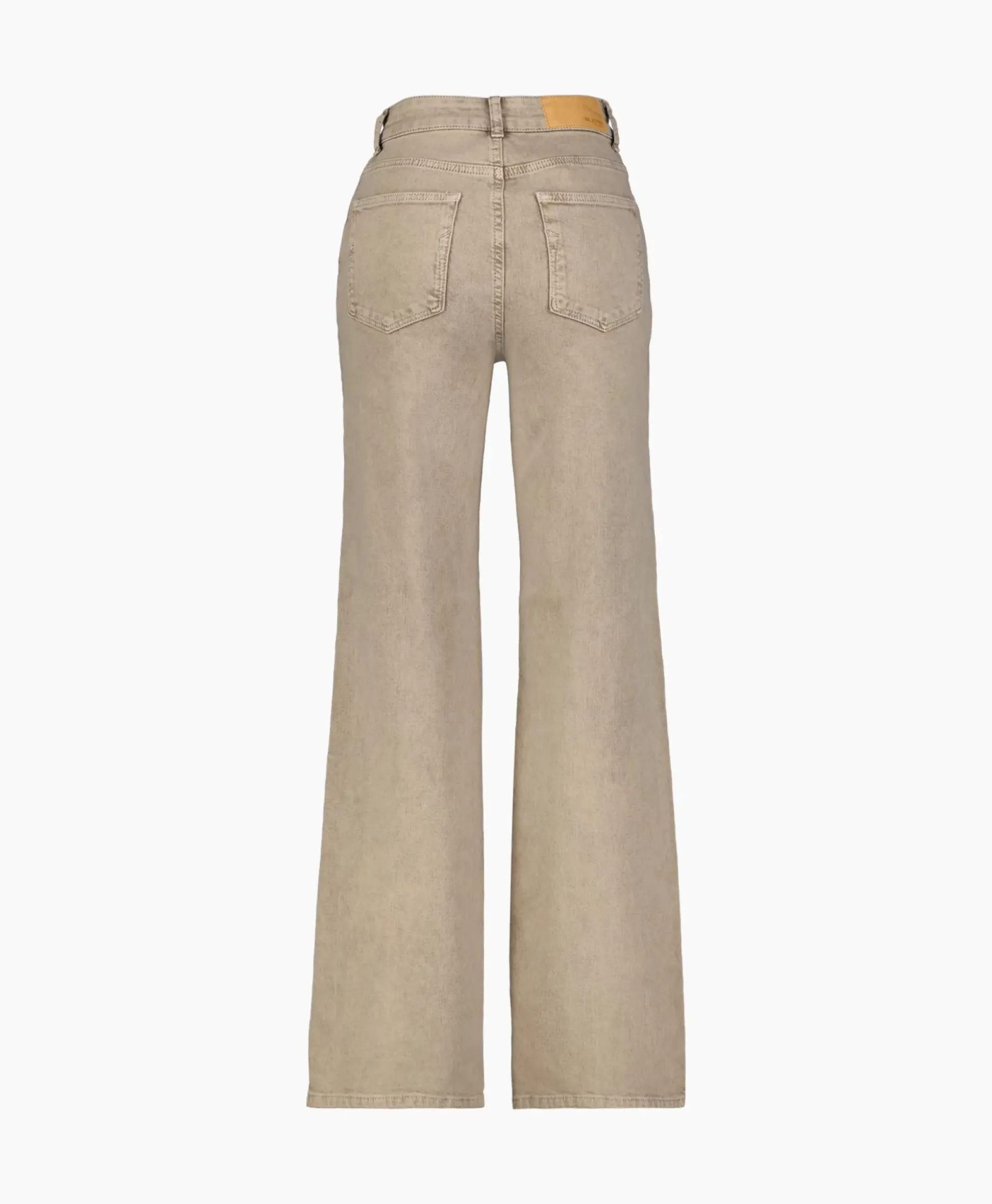 Selected Femme Jeans Alice-Cora Hw Latte Denim Wide J Beige