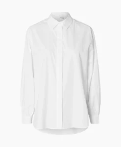 Selected Femme Longsleeve Helen Ls Shirt D2 Wit